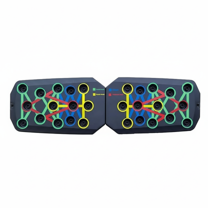 Plateau multicolore sans poignées