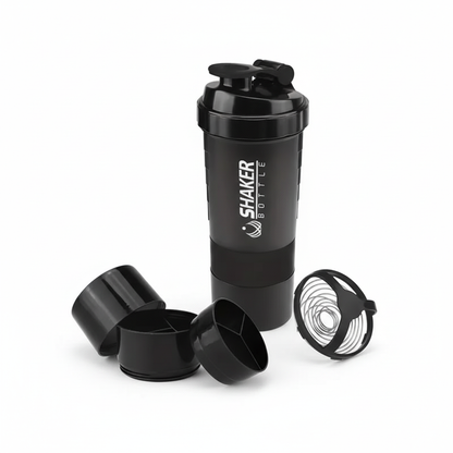 Shaker Bottle avec fond blanc