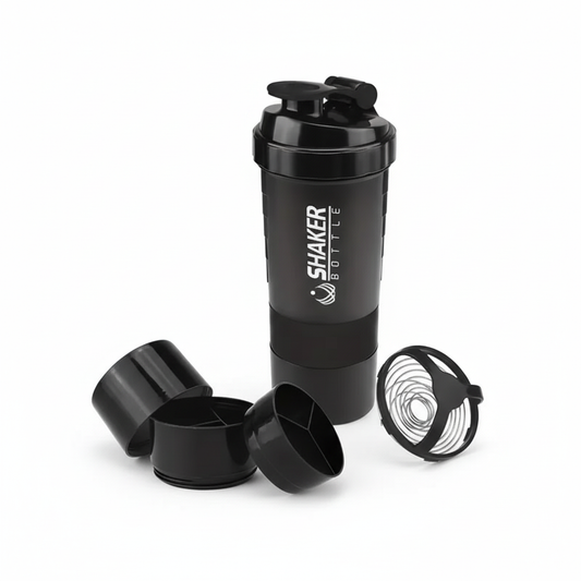 Shaker Bottle avec fond blanc